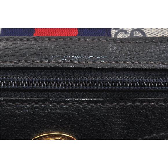 Auth Gucci Sherry Line Hand Boston Bag #144219G45B - Picture 13 of 15